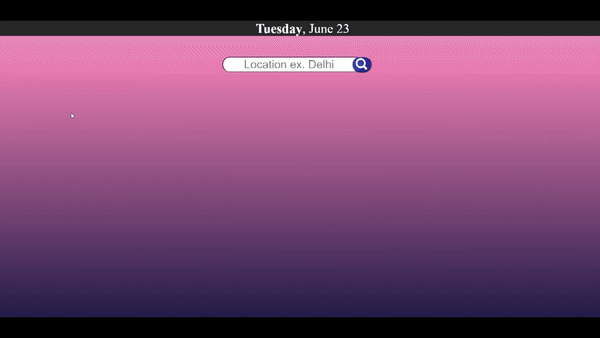 Weather Website